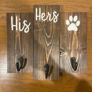 Key and dog leash hook